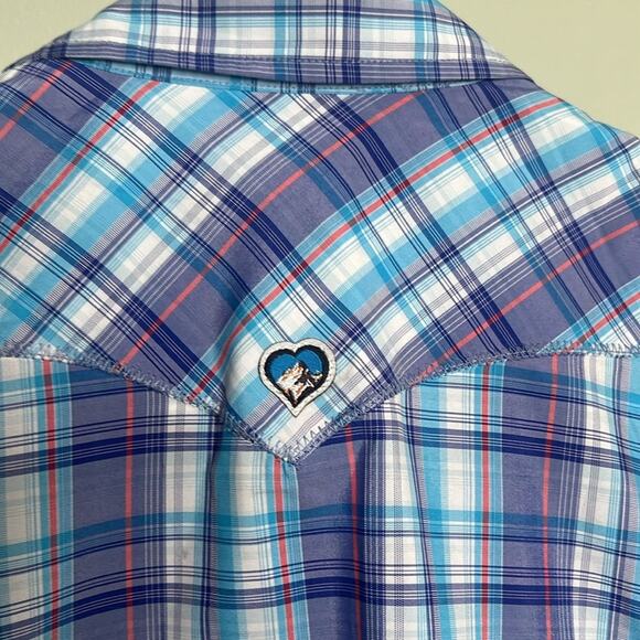 Kuhl Women’s Purple Short Sleeve Pearl Snap Small - Picture 5 of 5